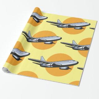 Retro Airplane Vintage Jet Travel Art Design