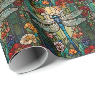 Retro art nouveau dragonfly boho chic