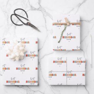 Retro Best Neighbor Ever Cute  Sheets