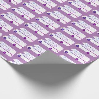 Retro Camper Motorhome RV purple