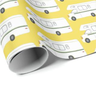 Retro Camper Motorhome yellow