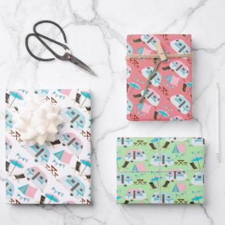 Retro Caravan Camping Cute P  Sheets