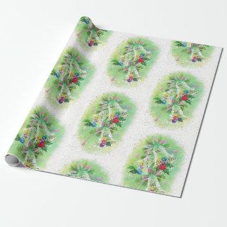 Retro Christmas Bells Pastel Pattern