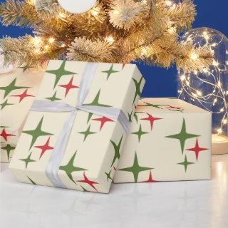 Retro Christmas Mid Century Modern Atomic Stars