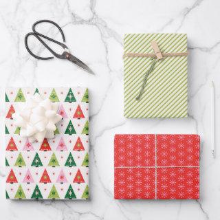 Retro Christmas Trees  Sheets