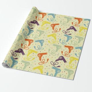 Retro Colors Hairdryers Blow Dryers Patterned
