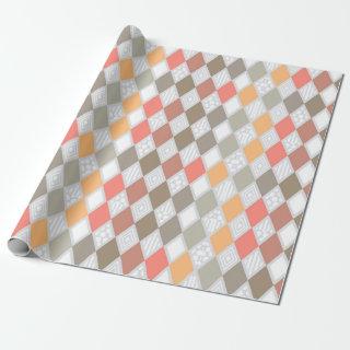 Retro Diamond Shape Pattern