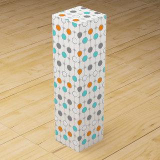 Retro Dots and Starbursts Wine Box