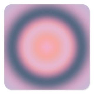 Retro Gradient Lavender Purple Lilac Abstract Aura Square Sticker