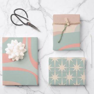 Retro Groove Pastel Vibes Patterns  Sheets