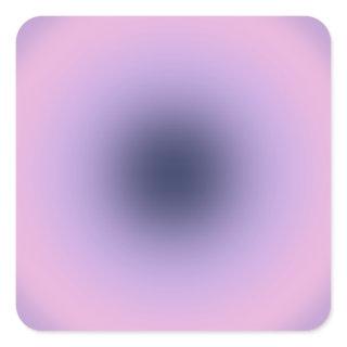 Retro Lavender Purple Gradient Square Sticker