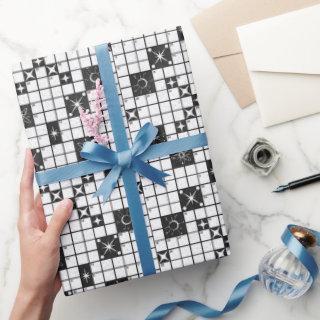 Retro Mid Century Crossword Puzzle