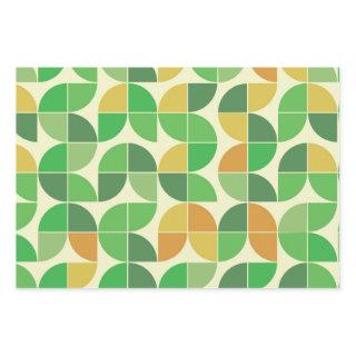 Retro Mid Century Geometric Floral Green   Sheets