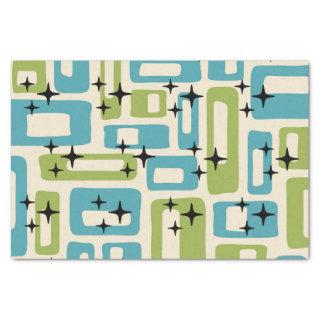 Retro Mid Century Modern Abstract Tissue Paper