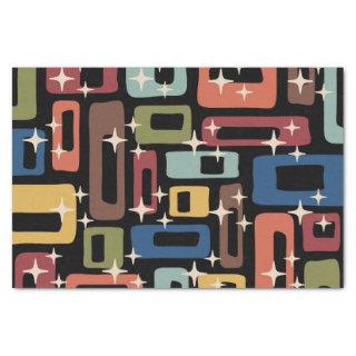 Retro Mid Century Modern Abstract Tissue Paper