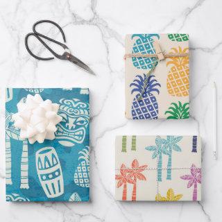 Retro Mid Century Modern Tiki Pattern  Sheets
