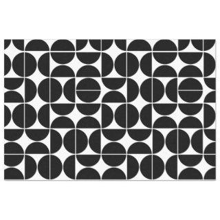 RETRO MID MOD PATTERN IN BLACK AND WHITE TISSUE PAPER