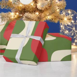 Retro Minimalist Mid-Century Christmas Patterns