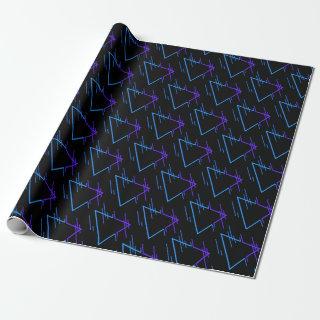 Retro Neon Geometric Pattern 2