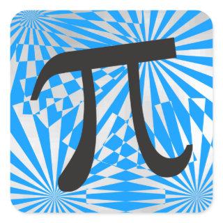 Retro Pi Symbol Stickers - Cool Pi Day Gift