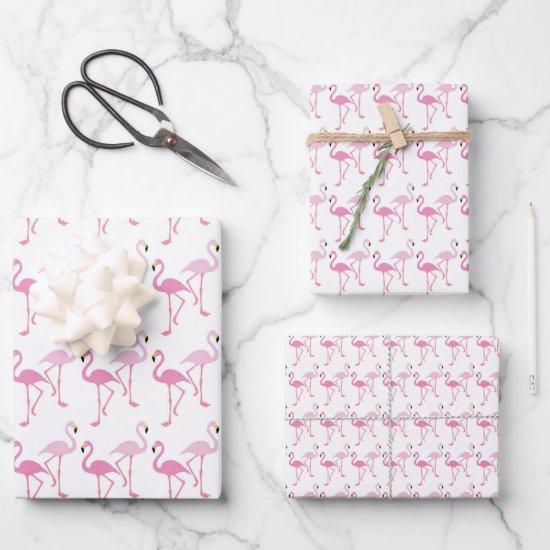Retro Pink Flamingo Pattern Theme  Sheets