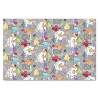 Retro Poker Tissue Paper