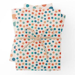 Retro polka dots Birthday  Sheets