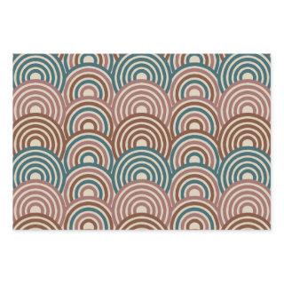 Retro Rainbow in brown, blue and mauve colors  Sheets
