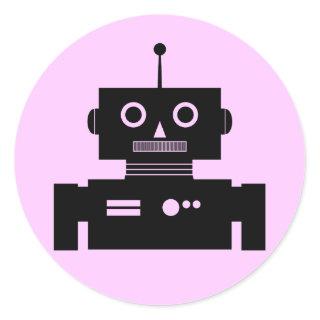 Retro Robot Shape Sticker