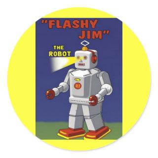 RETRO ROBOT STICKER 2