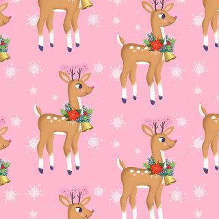 Retro Rudolph Reindeer in Pink