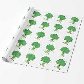 Retro Running Broccoli