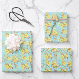 Retro Rustic Vintage Sunflower Floral Autumn  Sheets