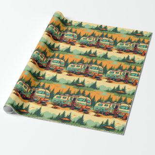 Retro RV Camper Camping Themed
