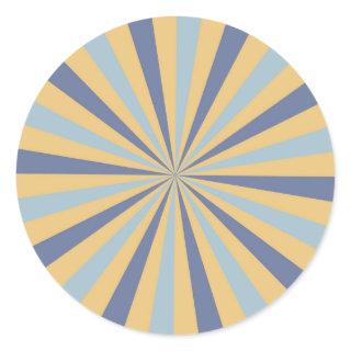 Retro Sunburst Sticker