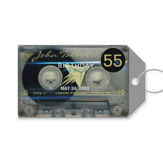 Retro T5 Audiotape 55th Birthday Thank You Gift T Gift Tags