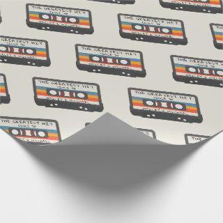 Retro The Greatest Hit Cassette Pattern Wedding