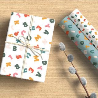 Retro Two Tone Playful Alphabet   Sheets