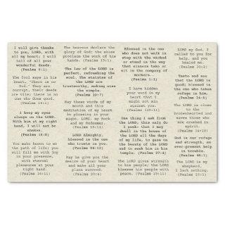 Retro Typewriter Bible Psalm Verses for Journals  Tissue Paper