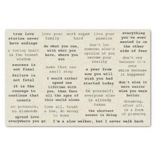 Retro Typewriter Motivational Quotes for Journals  Tissue Paper