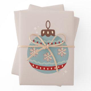 Retro Vintage Christmas Bauble  Sheets