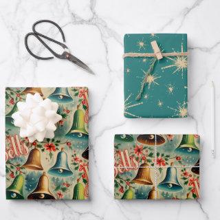 Retro Vintage Christmas "Jingle Bells"  Sheets