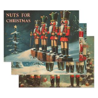 Retro Vintage Christmas Trio Style S  Sheets