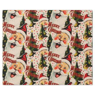 Retro Vintage Laughing Santas