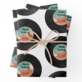 Retro Vinyl Record Music Birthday Party   Sheets