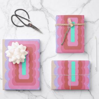 Retro Wavy Abstract  Sheets