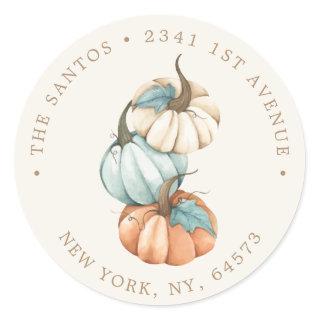 Return Address Sticker – Rustic Autumn Fall