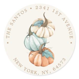 Return Address Sticker – Rustic Autumn Fall