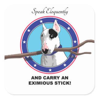 Rex The TV Terrier Speak Eloquently Stickers