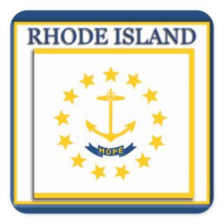 Rhode Island State Flag Sticker